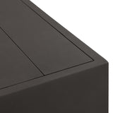 Messo Outdoor Metal Coffee Table, Bronze-High Fashion Home