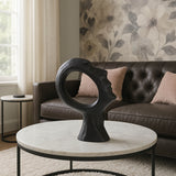 Metal Face Decor, Black-Accessories-High Fashion Home