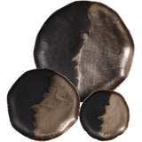 Metal Wall Decor, Black/Bronze