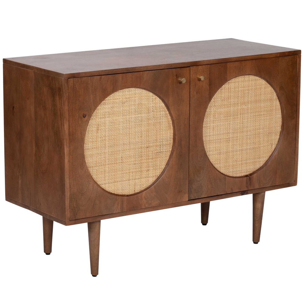 Mid-Century 2 Door Cabinet, Brown