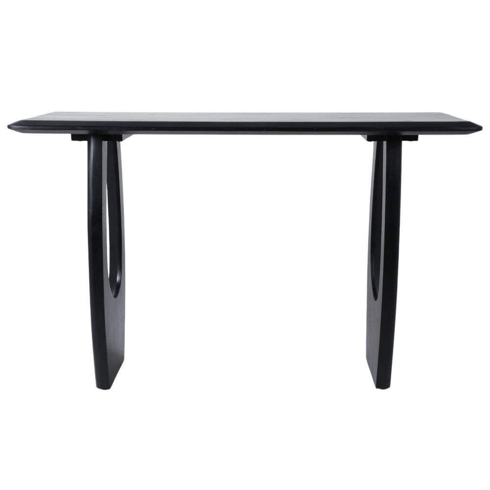 Mid-Century Console Table, Black