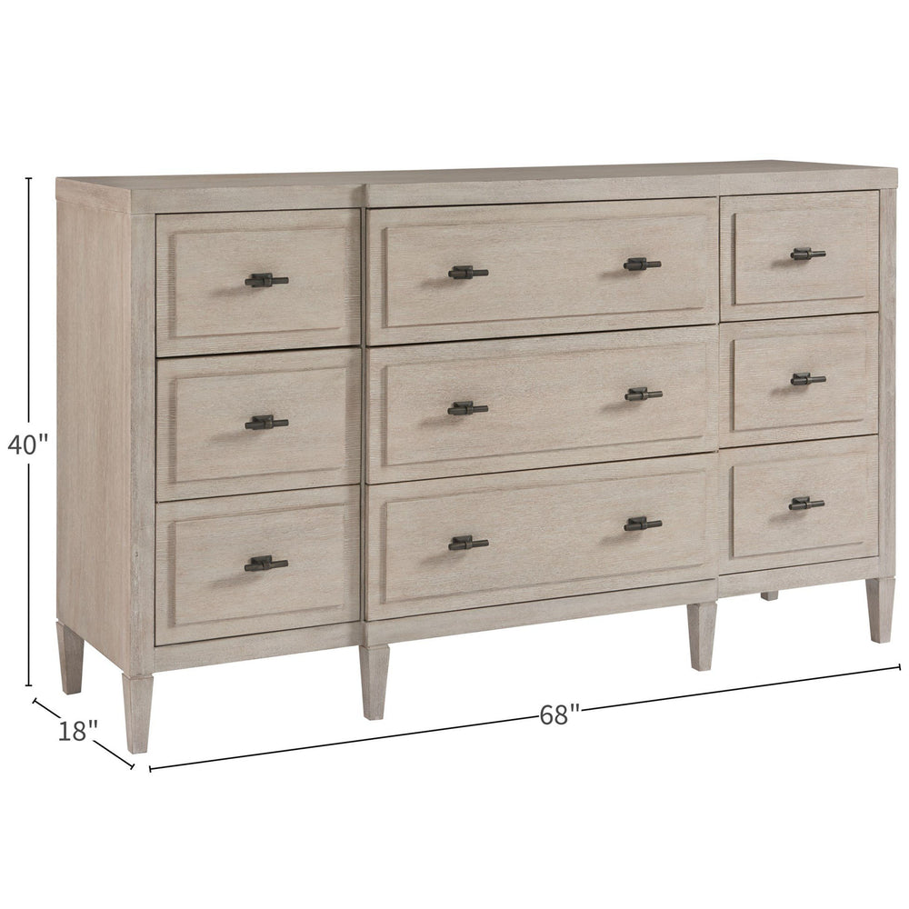 Midtown Dresser, Flannel-Furniture - Bedroom-High Fashion Home