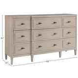 Midtown Dresser, Flannel-Furniture - Bedroom-High Fashion Home