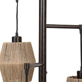 Miguel Floor Lamp, Rubbed Bronze-Lighting-High Fashion Home