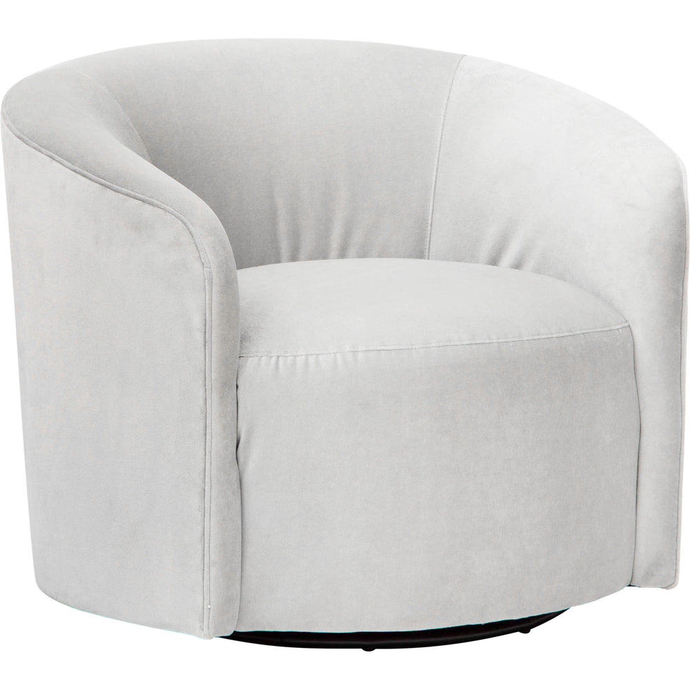 Mika Swivel Chair, Vance Mist