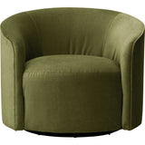 Mika Swivel Chair, Vance Jade
