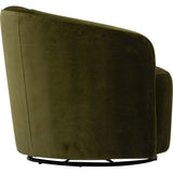 Mika Swivel Chair, Vance Jade
