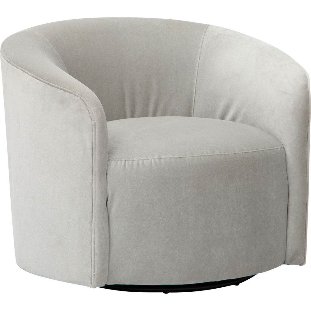 Mika Swivel Chair, Vance Mist
