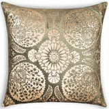 Mila Gold Motif Pillow, Green