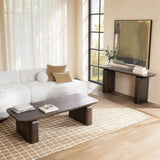 Milan Console Table,Truffle Roast-Furniture - Chairs-High Fashion Home