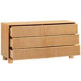 Miles 6 Drawer Dresser, Natural