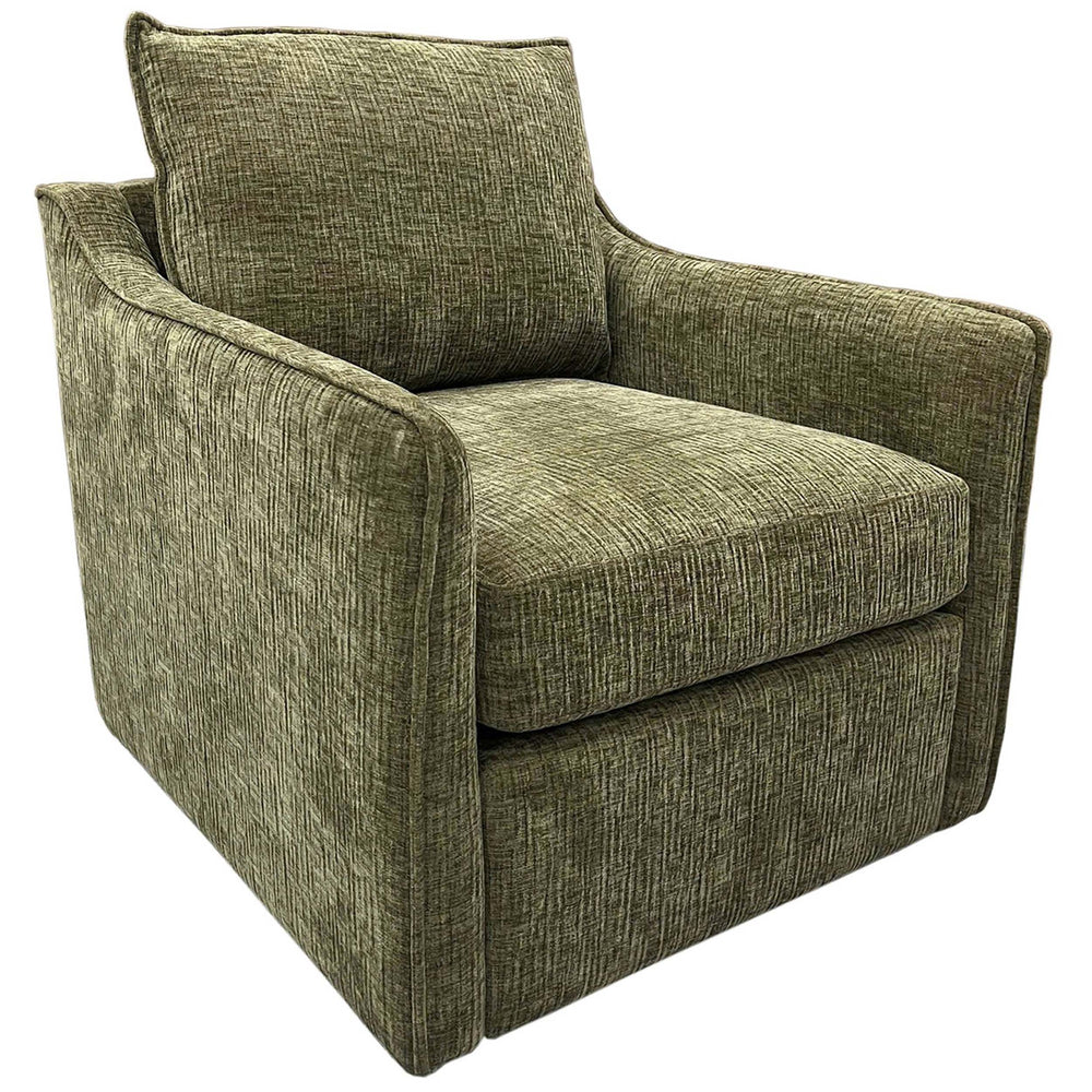 Miles Accent Chair, Green-Furniture - Chairs-High Fashion Home