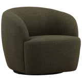 Millbrook Swivel Chair, Green-Furniture - Chairs-High Fashion Home