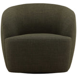 Millbrook Swivel Chair, Green-Furniture - Chairs-High Fashion Home