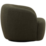 Millbrook Swivel Chair, Green-Furniture - Chairs-High Fashion Home