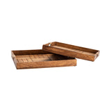 Miller Serving Trays, Natural, Set of 2-Accessories-High Fashion Home