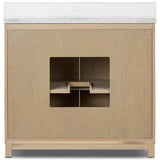 Millie Single Vanity, Satin Bleached by Fout Hands-Furniture-High Fashion Home