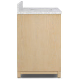 Millie Single Wide Vanity, Satin Bleached by Four Hands-Furniture-High Fashion Home