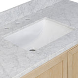 Millie Single Wide Vanity, Satin Bleached by Four Hands-Furniture-High Fashion Home