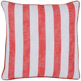 Milton Outdoor Pillow, Red-Accessories-High Fashion Home
