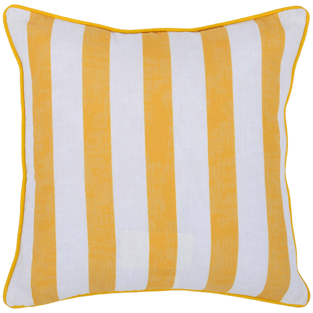 Milton Outdoor Pillow, Yellow-Accessories-High Fashion Home