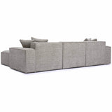 Mindy 4 Piece Sectional, Taupe-Furniture - Sofas-High Fashion Home
