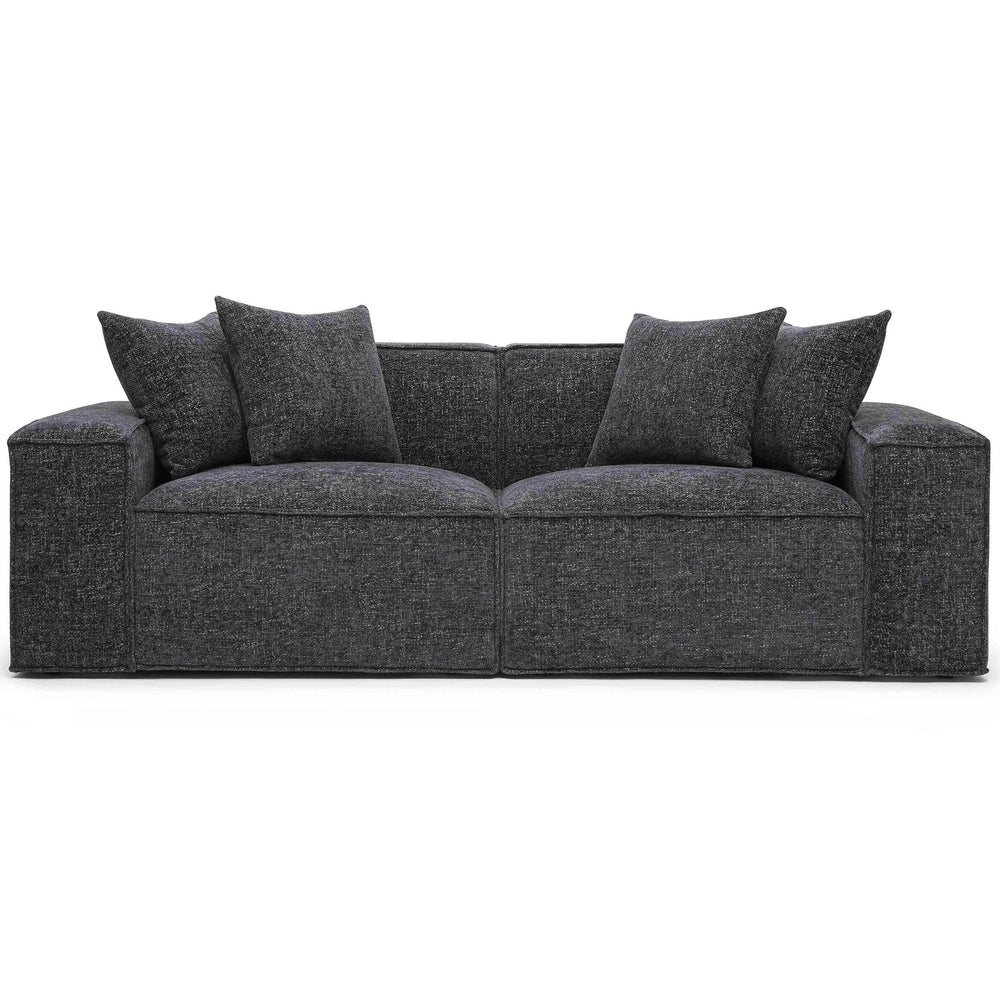 Mindy Loveseat, Charcoal-Furniture - Sofas-High Fashion Home
