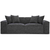 Mindy Loveseat, Charcoal-Furniture - Sofas-High Fashion Home