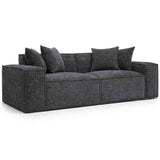 Mindy Loveseat, Charcoal-Furniture - Sofas-High Fashion Home