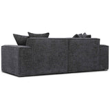 Mindy Loveseat, Charcoal-Furniture - Sofas-High Fashion Home