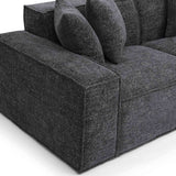 Mindy Loveseat, Charcoal-Furniture - Sofas-High Fashion Home