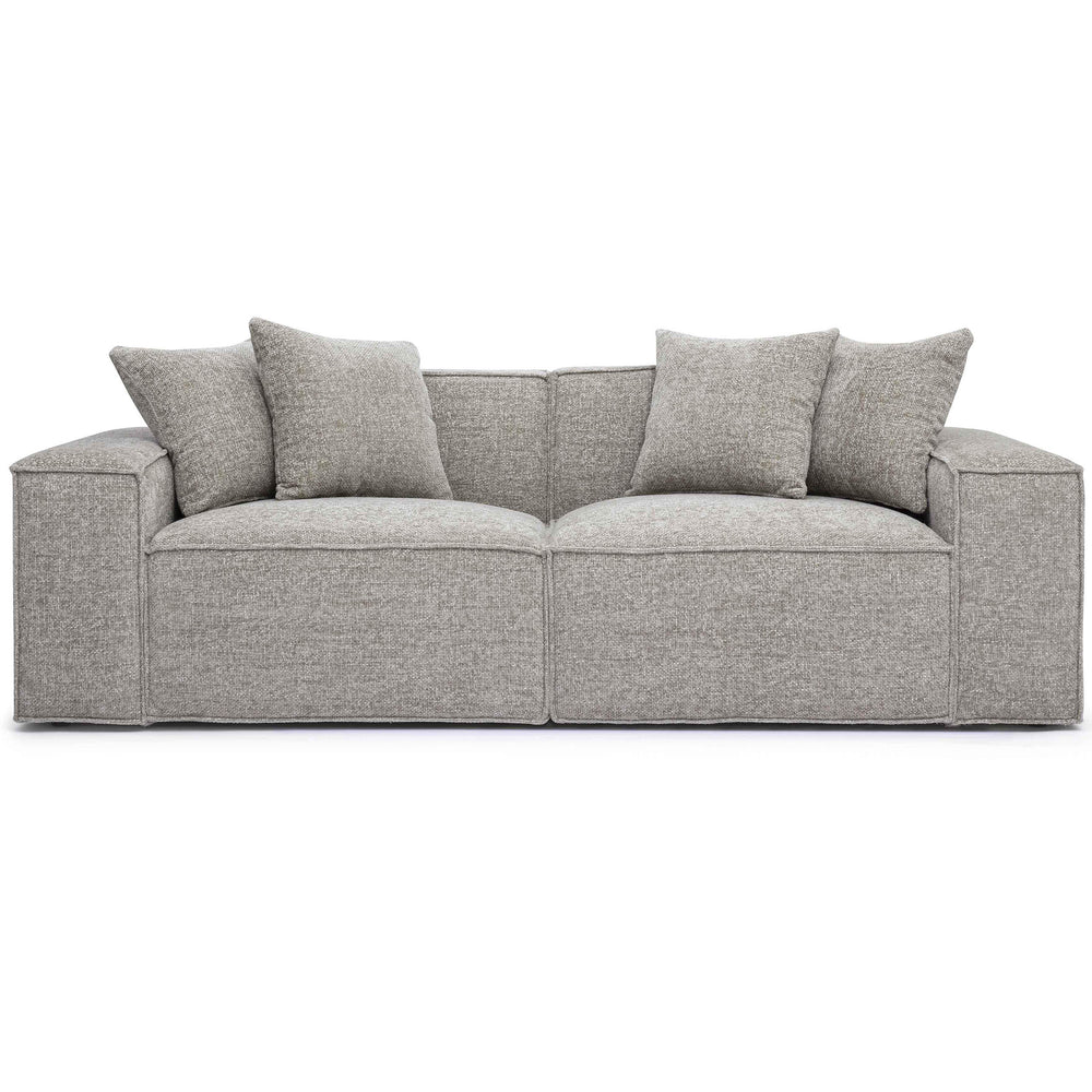 Mindy Loveseat, Taupe-Furniture - Sofas-High Fashion Home