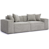 Mindy Loveseat, Taupe-Furniture - Sofas-High Fashion Home