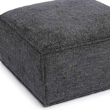 Mindy Ottoman, Charcoal-Furniture - Chairs-High Fashion Home