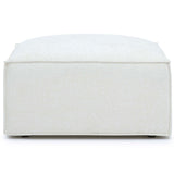 Mindy Ottoman, Cream-Furniture - Chairs-High Fashion Home