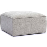 Mindy Ottoman, Taupe-Furniture - Chairs-High Fashion Home