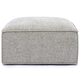 Mindy Ottoman, Taupe-Furniture - Chairs-High Fashion Home