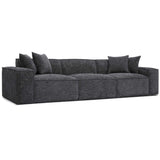 Mindy Sofa, Charcoal-Furniture - Sofas-High Fashion Home