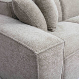 Mindy Sofa, Taupe-Furniture - Sofas-High Fashion Home
