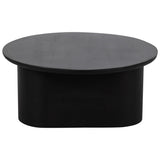 Minimalist Coffee Table, Black-Furniture - Accent Tables-High Fashion Home