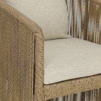 Minka Outdoor Dining Chair, Casa Cream, Set of 2