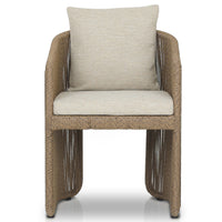Minka Outdoor Dining Chair, Casa Cream, Set of 2