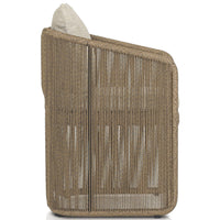 Minka Outdoor Dining Chair, Casa Cream, Set of 2