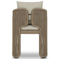 Minka Outdoor Dining Chair, Casa Cream, Set of 2