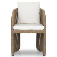 Minka Outdoor Dining Chair, Venao Ivory, Set of 2