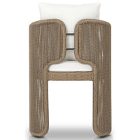 Minka Outdoor Dining Chair, Venao Ivory, Set of 2