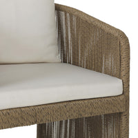 Minka Outdoor Dining Chair, Venao Ivory, Set of 2