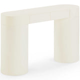Mira Console Table, Cream