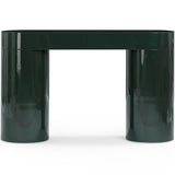 Mira Console Table, Deep Green