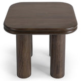 Miranda End Table, Cocoa Brown-Furniture - Accent Tables-High Fashion Home